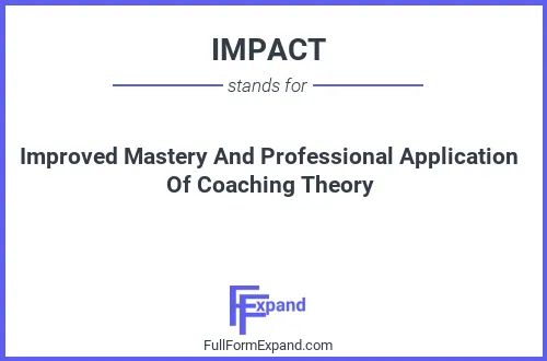 Full form of IMPACT