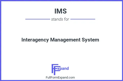 Full form of IMS