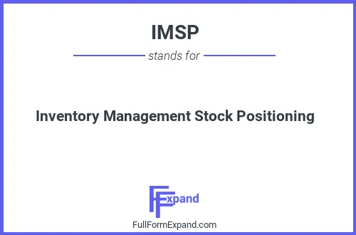 Full form of IMSP