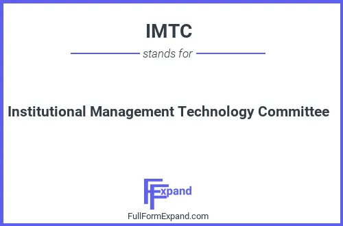 Full form of IMTC