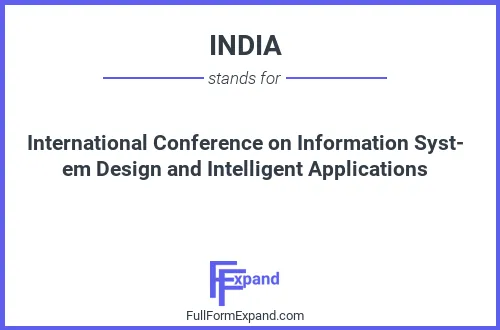 Full form of INDIA