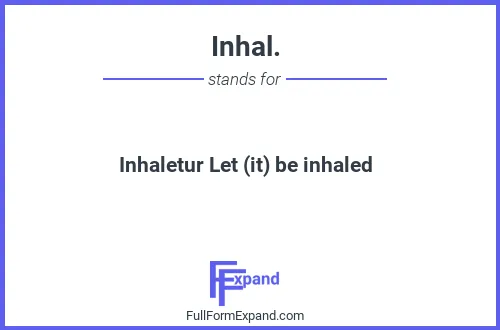 Full form of Inhal.