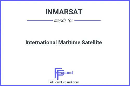 Full form of INMARSAT
