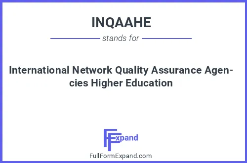 Full form of INQAAHE