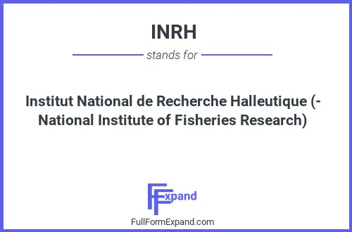 Full form of INRH