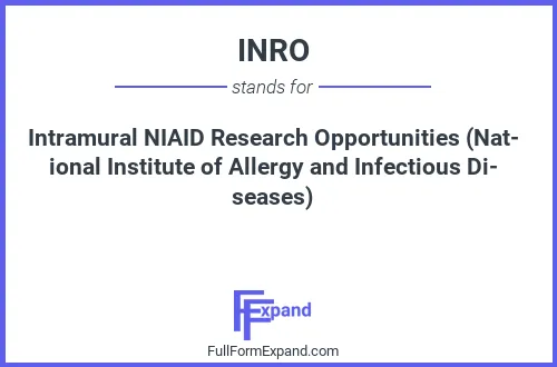 Full form of INRO