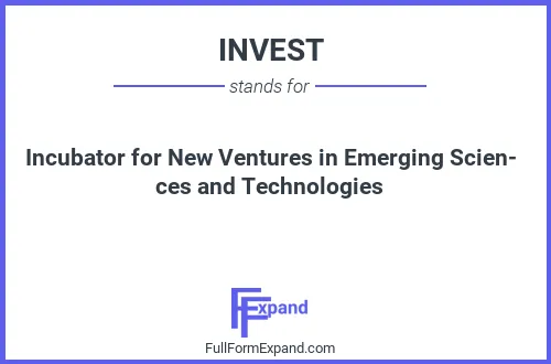 Full form of INVEST