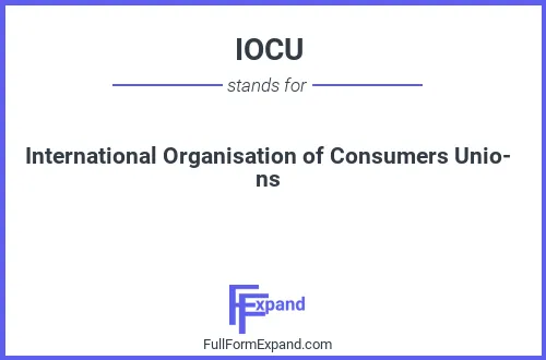 Full form of IOCU