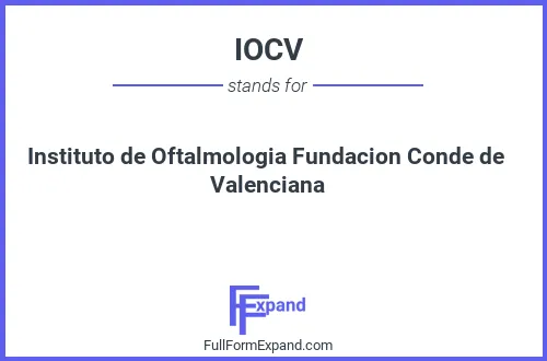 Full form of IOCV