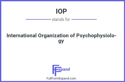 Full form of IOP