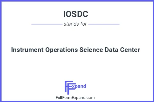 Full form of IOSDC