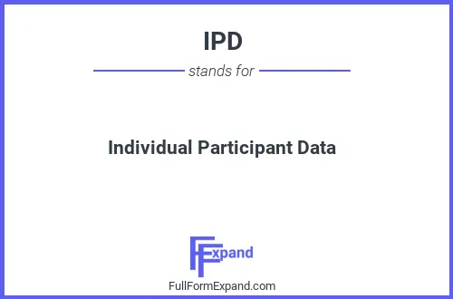 Full form of IPD