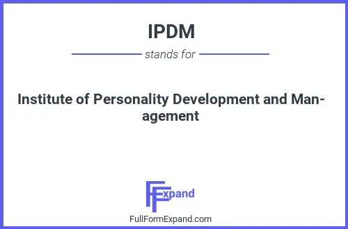 Full form of IPDM