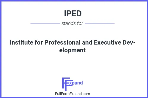 Full form of IPED