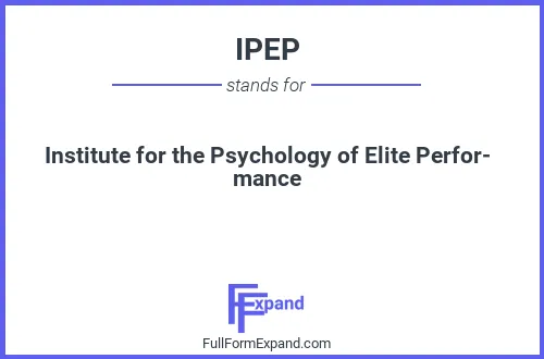 Full form of IPEP