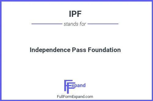 Full form of IPF
