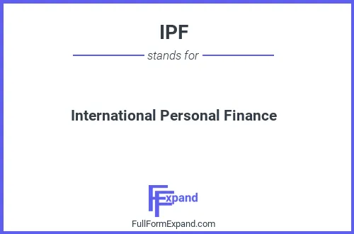 Full form of IPF