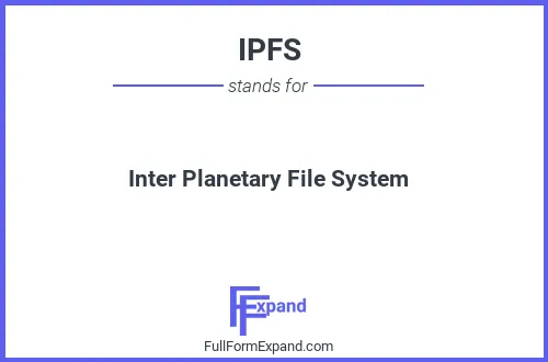 Full form of IPFS