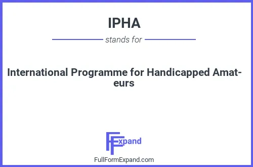 Full form of IPHA