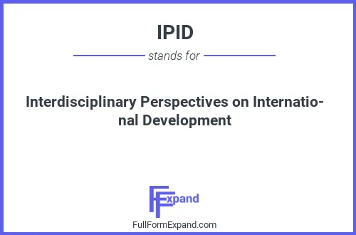 Full form of IPID