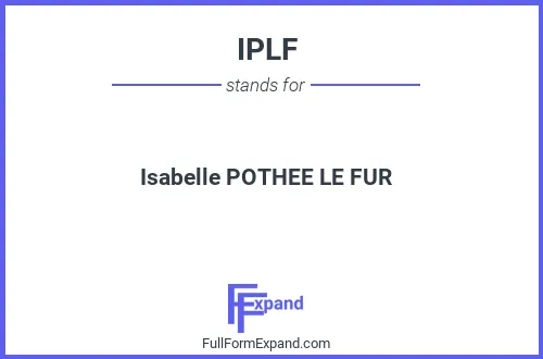 Full form of IPLF