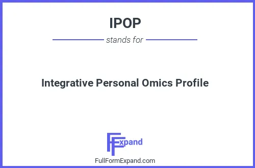 Full form of IPOP
