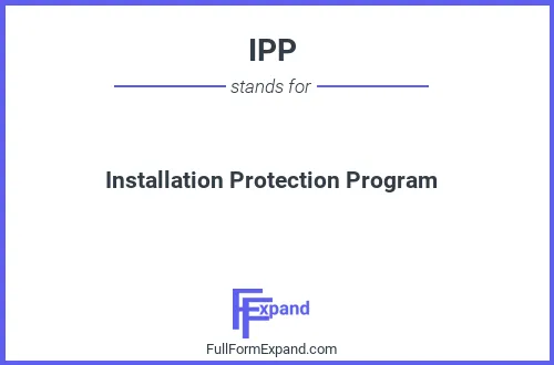 Full form of IPP