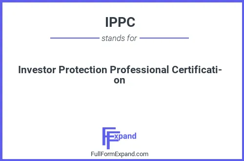Full form of IPPC