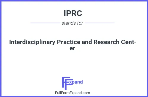 Full form of IPRC
