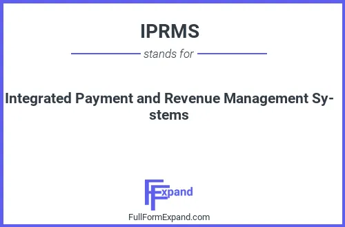 Full form of IPRMS