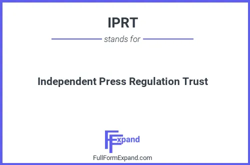 Full form of IPRT