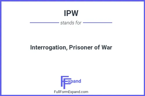 Full form of IPW