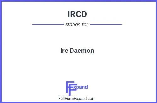 Full form of IRCD