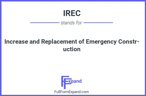 Full form of IREC