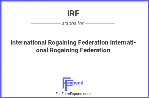 Full form of IRF