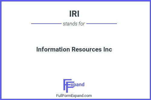 Full form of IRI