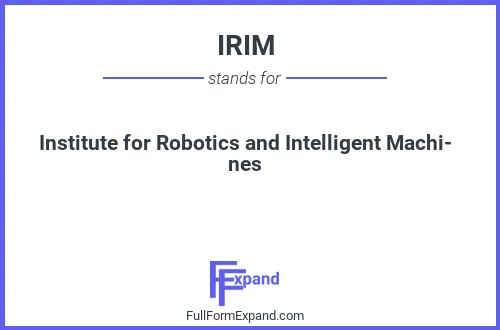 Full form of IRIM