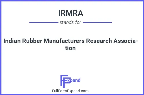 Full form of IRMRA