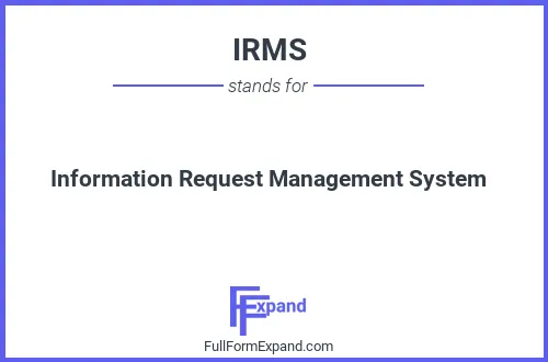 Full form of IRMS