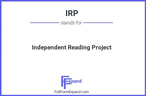 Full form of IRP