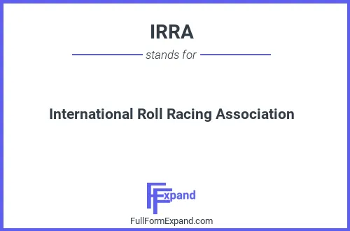 Full form of IRRA