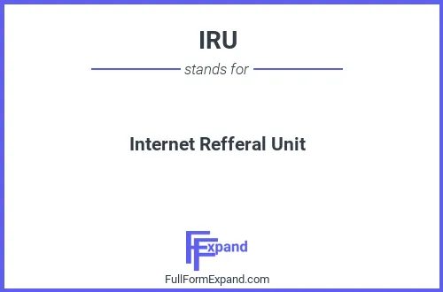 Full form of IRU