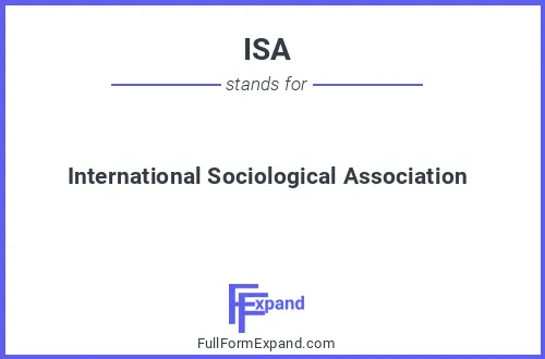 Full form of ISA