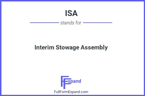 Full form of ISA