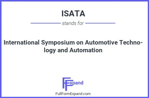 Full form of ISATA