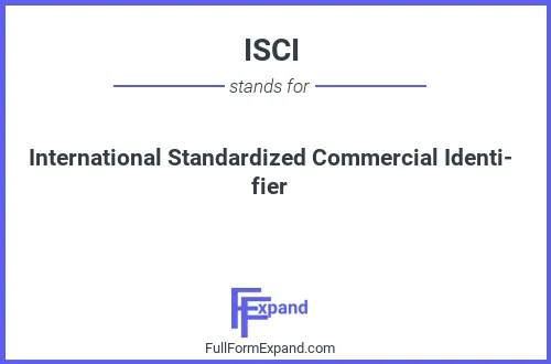 Full form of ISCI