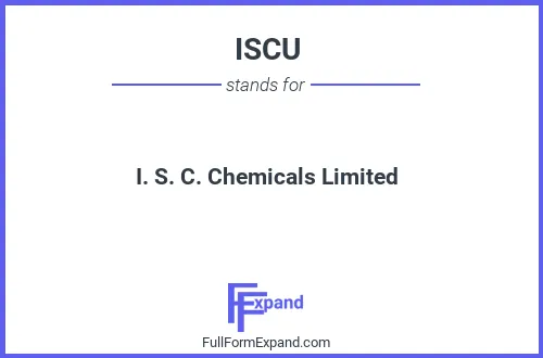Full form of ISCU