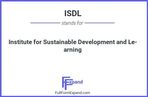 Full form of ISDL