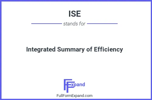 Full form of ISE