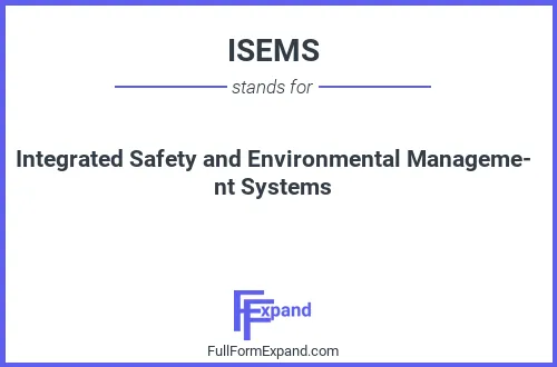 Full form of ISEMS